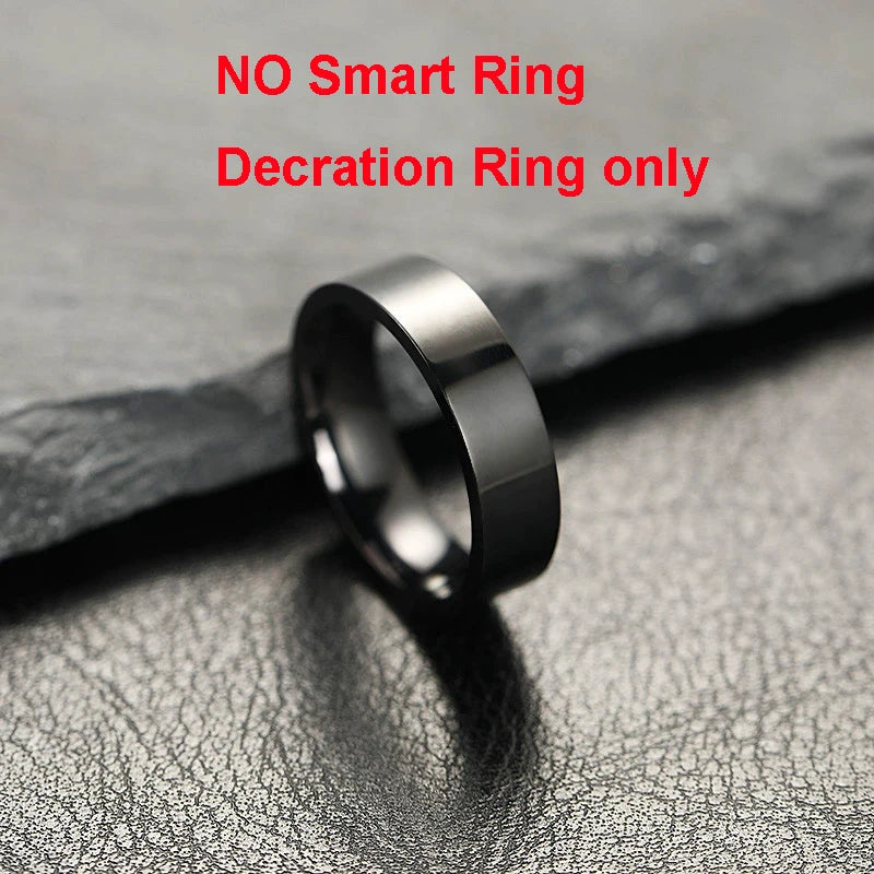 2025 Smart Ring Blood Pressure Heart Rate Sleep Monitoring Smartring IP68 & 5ATM Waterproof Multi-Sport Mode Smartring Man Women