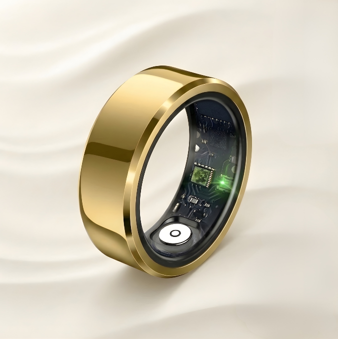 Smart Health & Fitness Ring | Heart Rate, Blood Pressure & Sleep Tracking | IP68 + 5ATM